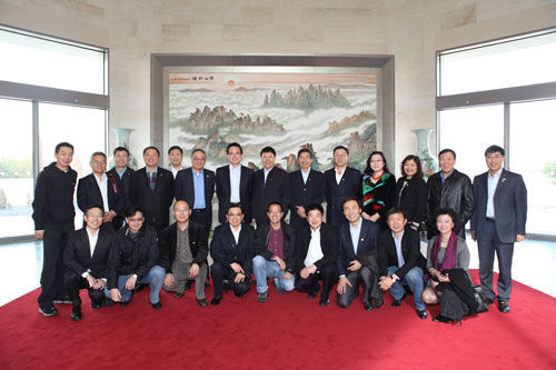 中國駐美大使館合影